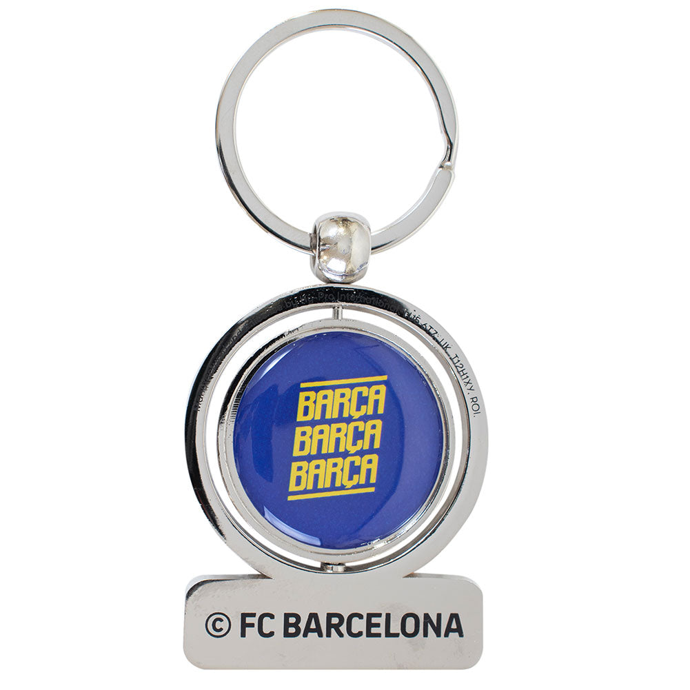 FC Barcelona Spinner Keyring - Shop Keyrings At Gift Moments - 2