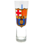 FC Barcelona Colour Crest Tall Beer Glass - Shop Glassware At Gift Moments - 1