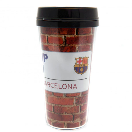 FC Barcelona Street Sign Travel Mug: 3 - Mugs By Barcelona