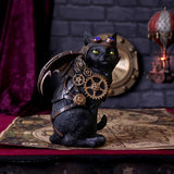 Feline Flight 22.7cm Steampunk Black Cat Pilot Figurine: 1 - Figures & Collectables By Gift Moments