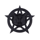 Feline Worship Cat Pentagram Wall Plaque 25.5cm: 4 - Wall Hanging Sculptures By Gift Moments