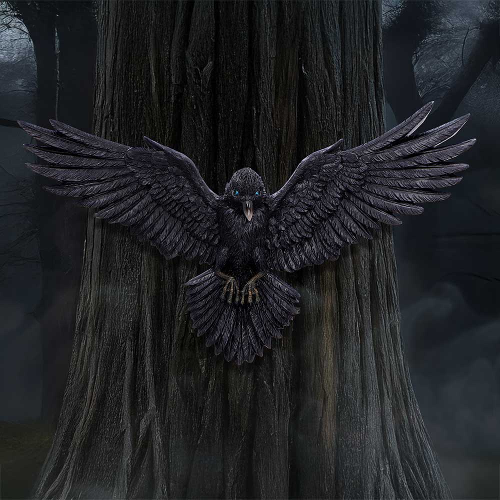Flight of the Raven Wall Hanging Decoration - Shop Wall Hanging Sculptures At Gift Moments - 1