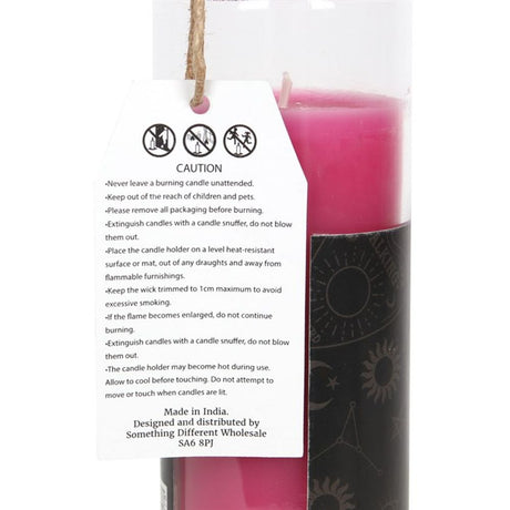 Floral ’Friendship’ Spell Tube Candle: 2 - Candles By Gift Moments