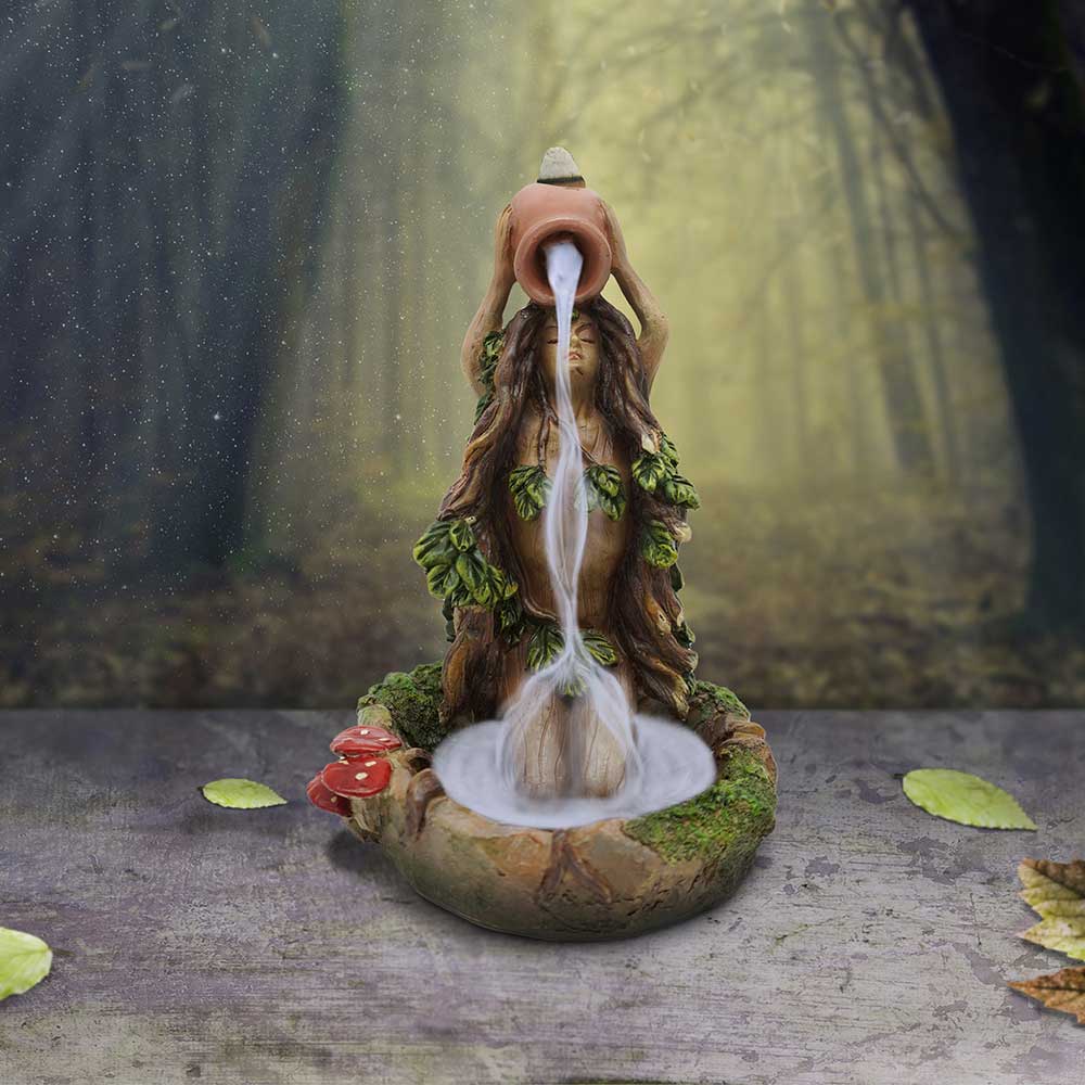 Forest Maiden Tree Backflow Incense Burner: 1 Incense Holders By NN Designs