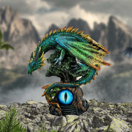Forest Seer Green Dragon Eye Figurine 16cm: 1 - Figures & Collectables By Gift Moments