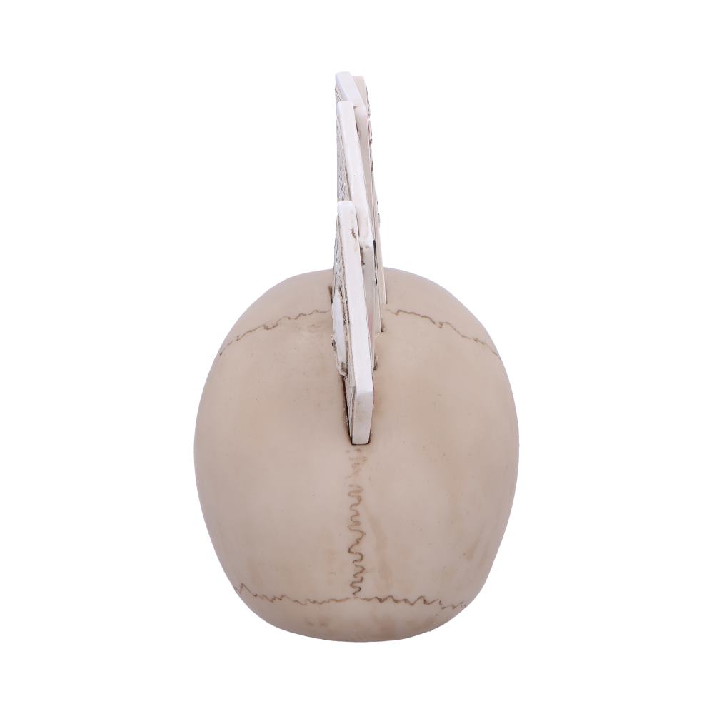 Four of a Kind Playing Cards Skull Head 19cm: 4 - Figures & Collectables By Gift Moments