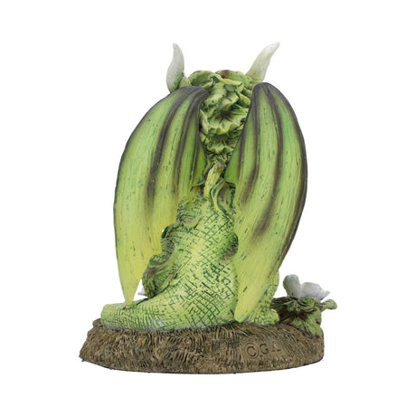 Freesia Flower Dragon Figurine: 4 - Figurines Small (Under 15cm) By NN Designs