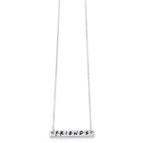 Friends Silver Plated Necklace Logo: 2 - Jewellery By Friends