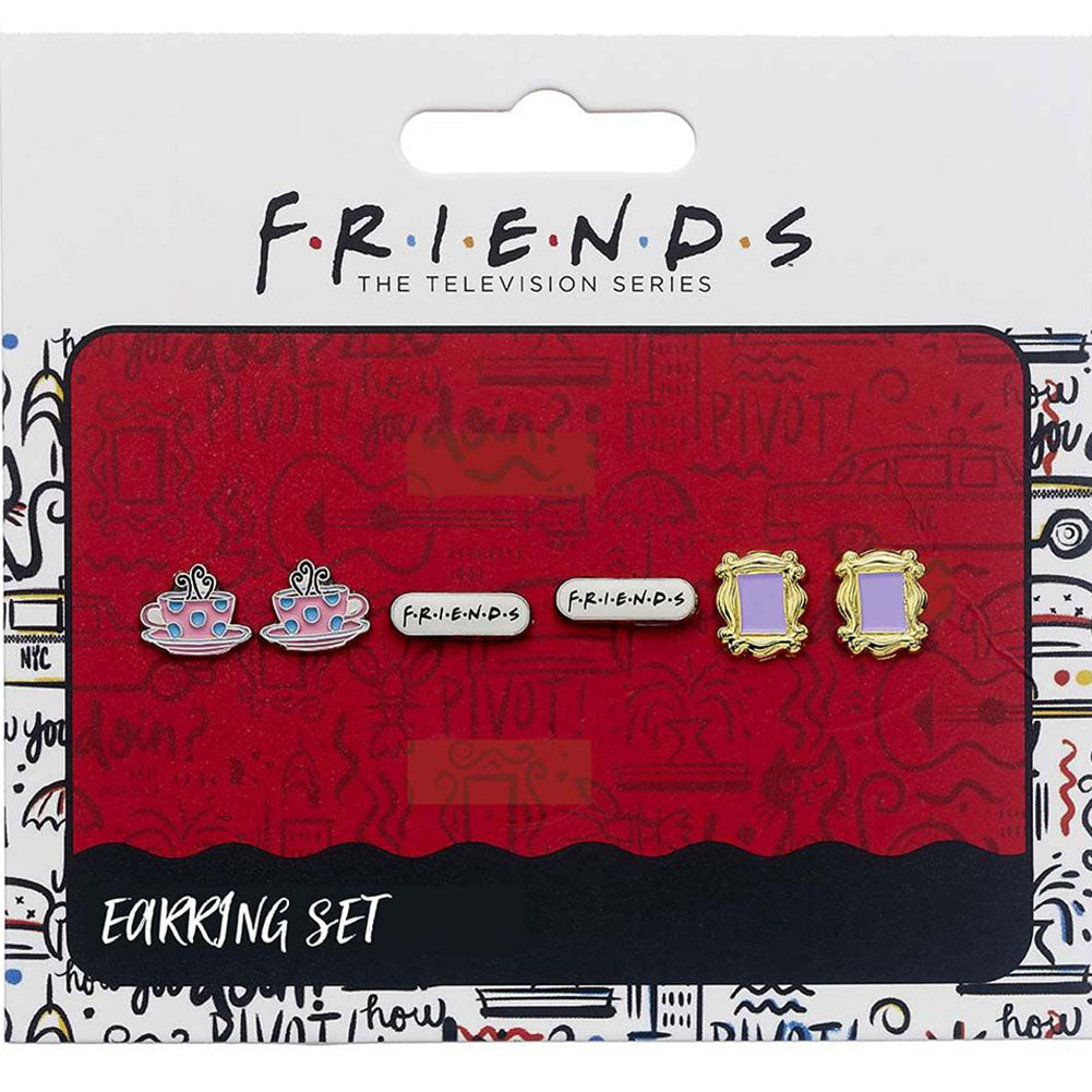 Friends Stud Earring Set: 5 - Jewellery By Friends