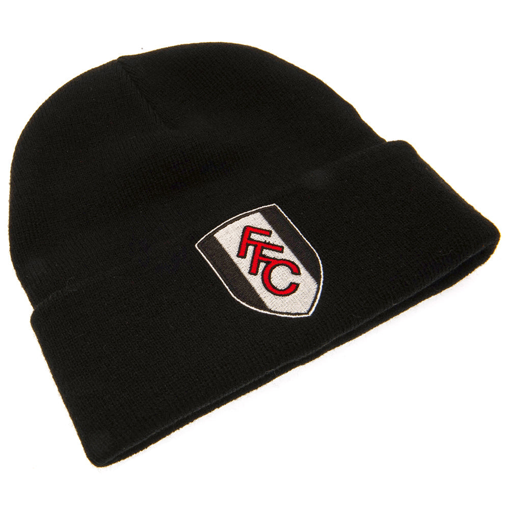 Fulham FC Black Cuff Beanie: 2 - Caps & Hats By Fulham