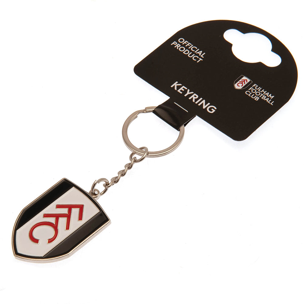 Fulham FC Crest Keyring: 3 - Keyrings By Fulham
