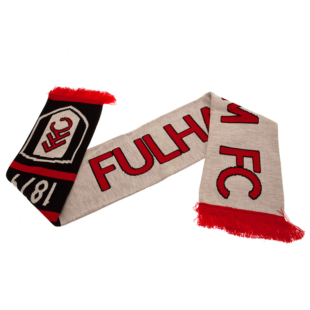 Fulham FC Nero Scarf: 2 - Scarves By Fulham