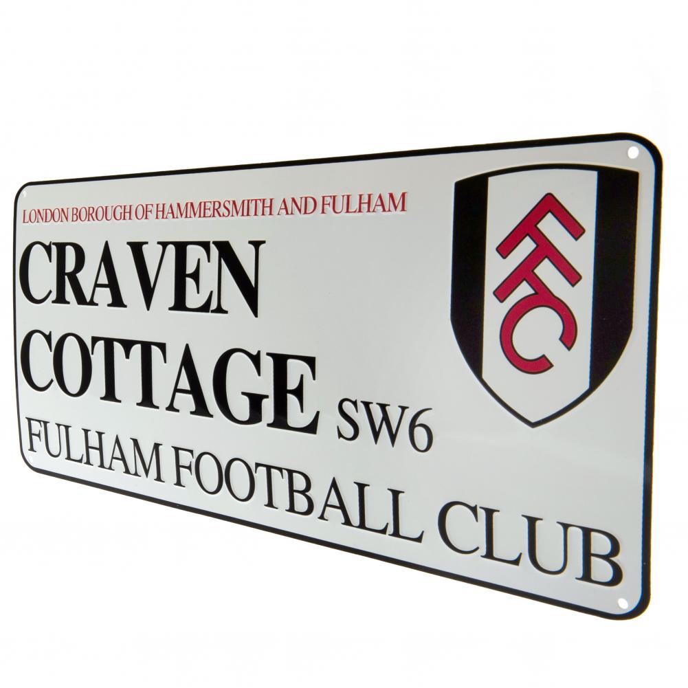 Fulham FC White Street Sign: 3 - Signs & Plaques By Fulham