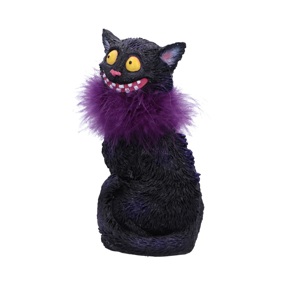Furgus Black Cat Feather Boa Figurine 19.5cm: 3 - Figures & Collectables By Gift Moments