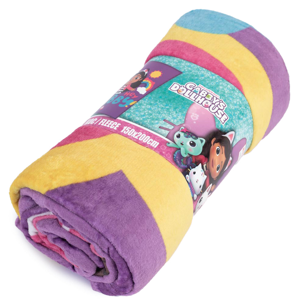 Gabby’s Dollhouse Premium XL Fleece Blanket: 1 - Blankets By Gabby’s Dollhouse