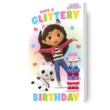 Gabby’s Dollhouse Glittery Birthday Card: 1 - Greeting Cards By Gabby’s Dollhouse