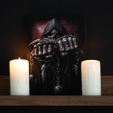 Game Over Canvas Plaque by Spiral Direct: 1 - Wall Art By Gift Moments