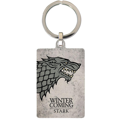 Game Of Thrones Metal Keyring Stark: 1 - Keyrings By Game Of Thrones