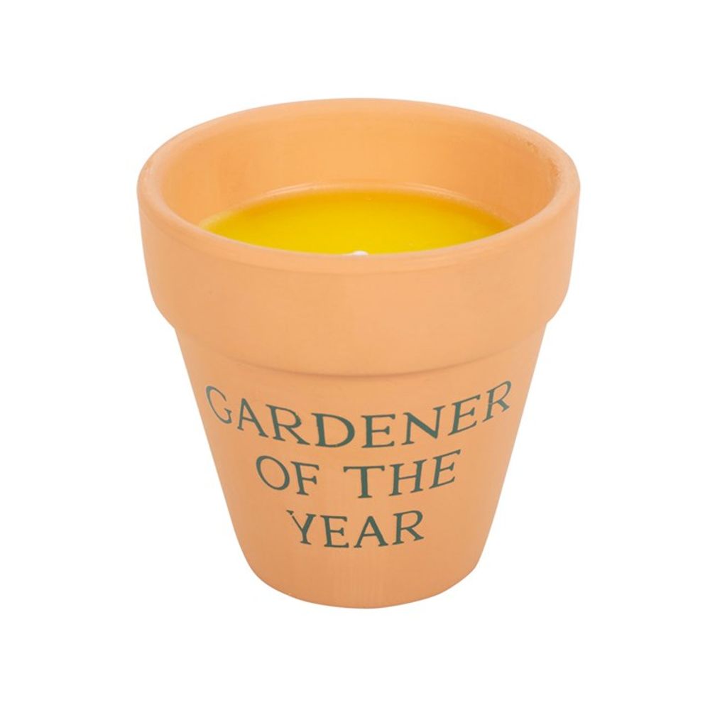 Gardener of the Year Citronella Candle: 2 - Candles By Gift Moments