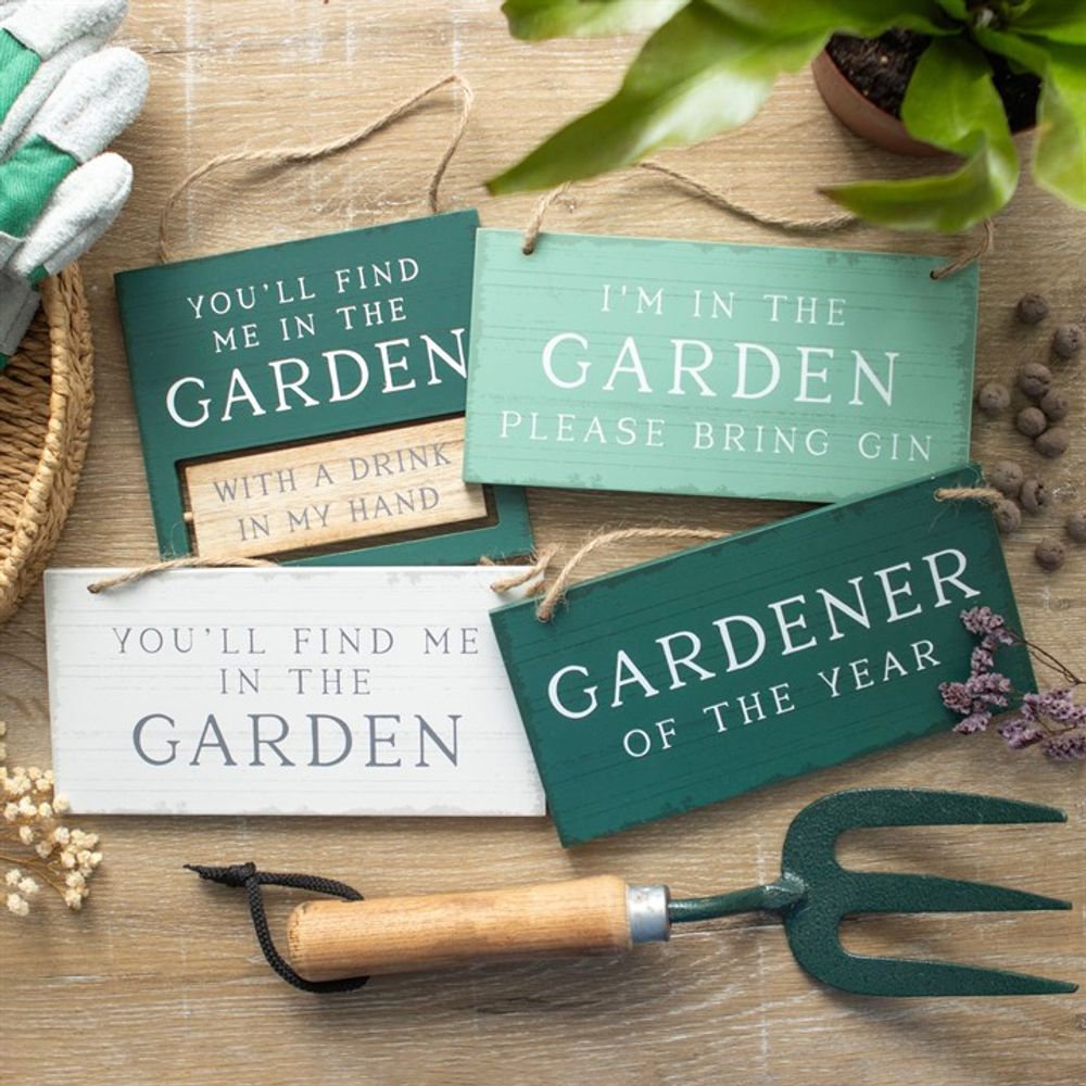 Gardener of the Year Hanging Sign: 5 - Signs & Plaques By Gift Moments