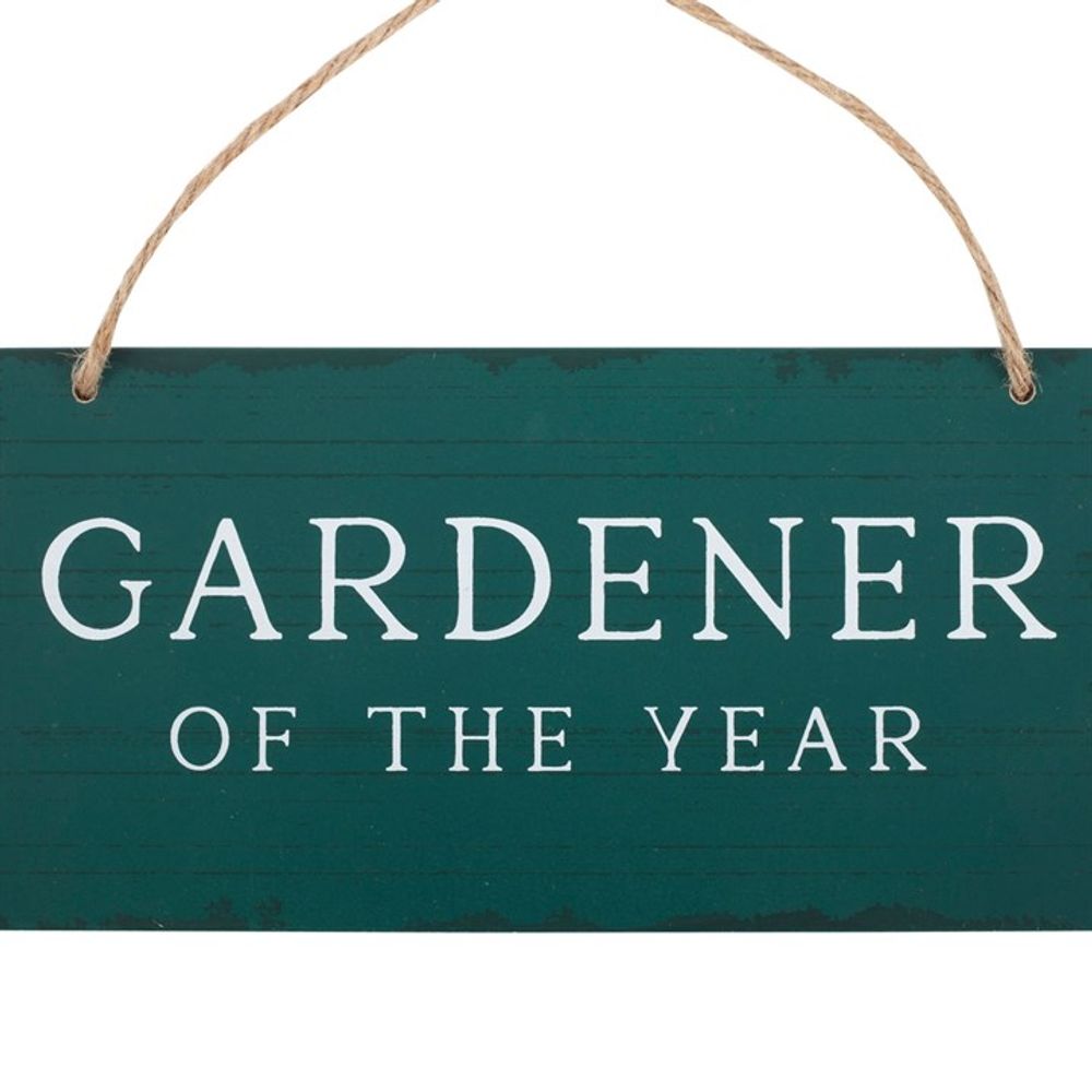 Gardener of the Year Hanging Sign: 3 - Signs & Plaques By Gift Moments