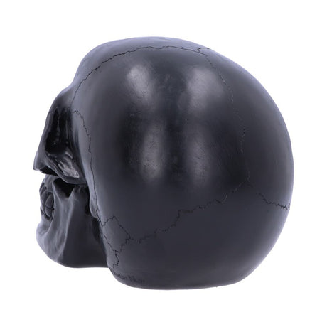 Geode Skull Black Green Gothic Glitter Skull Figurine: 4 - Figures & Collectables By NN Designs