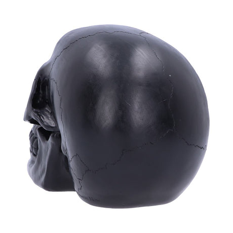 Geode Skull Black Red Gothic Glitter Skull Figurine: 4 - Figures & Collectables By NN Designs