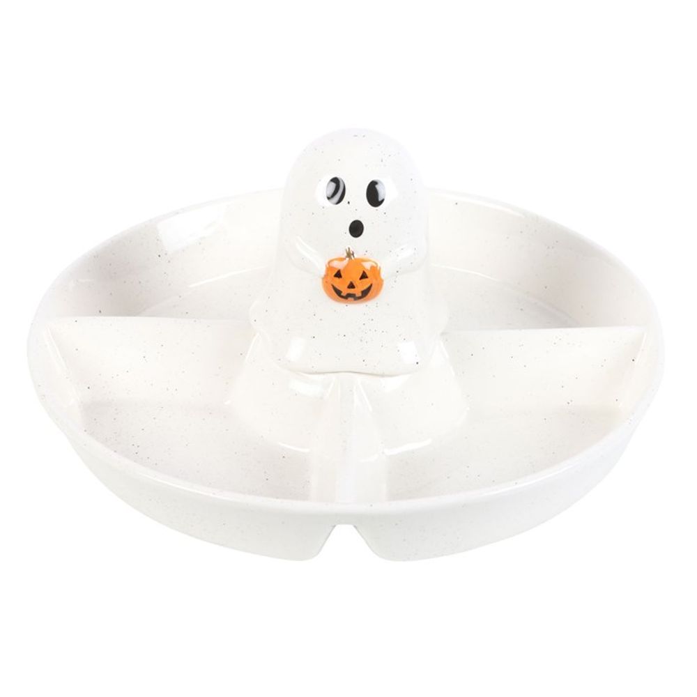 Ghost Chip & Dip Snack Dish: 1 - Tableware By Gift Moments
