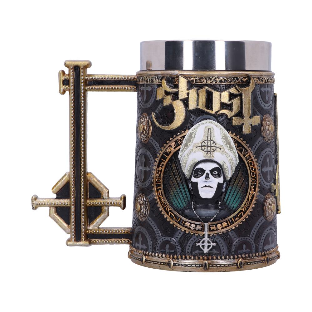 Ghost Papa Emeritus III Gold Tankard - Shop Tankards At Gift Moments - 4