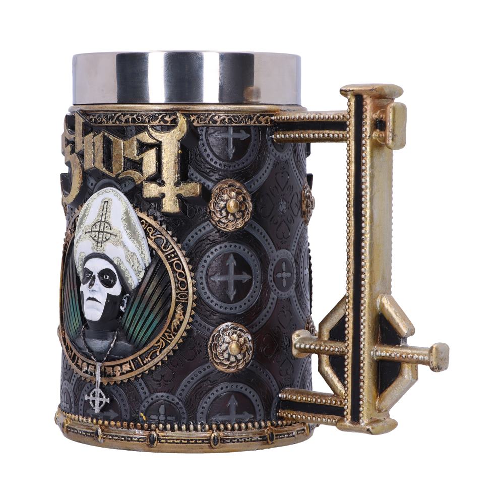 Ghost Papa Emeritus III Gold Tankard - Shop Tankards At Gift Moments - 3