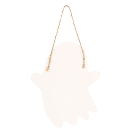 Hanging Ghost Sign with ’Boo’ Text: 4 - Signs & Plaques By Gift Moments