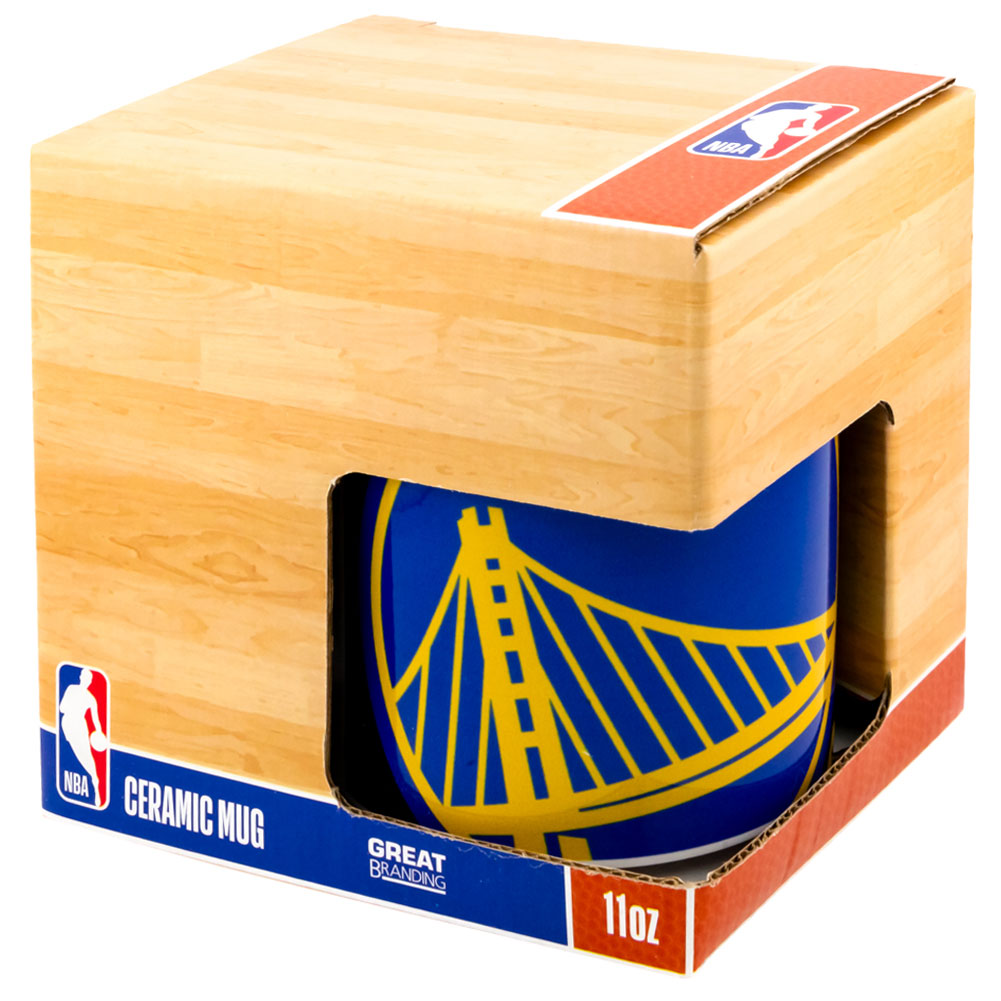 Golden State Warriors Cropped Logo Mug: 4 - Mugs By American Sports