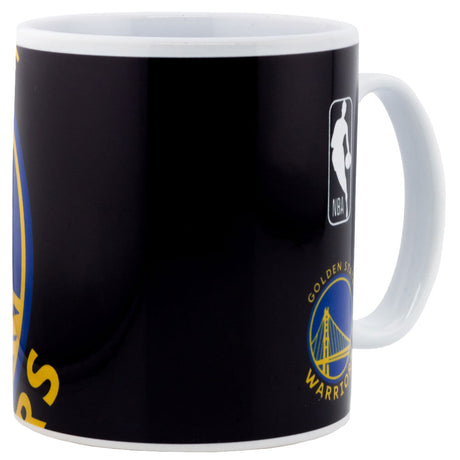 Golden State Warriors Cropped Logo Mug: 3 - Mugs By American Sports
