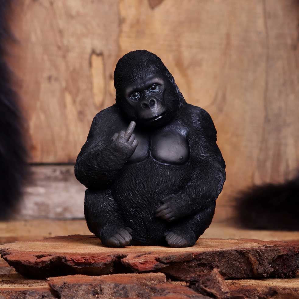 Gone Wild Gorilla Figurine 15.5cm: 1 Figures & Collectables By Gift Moments