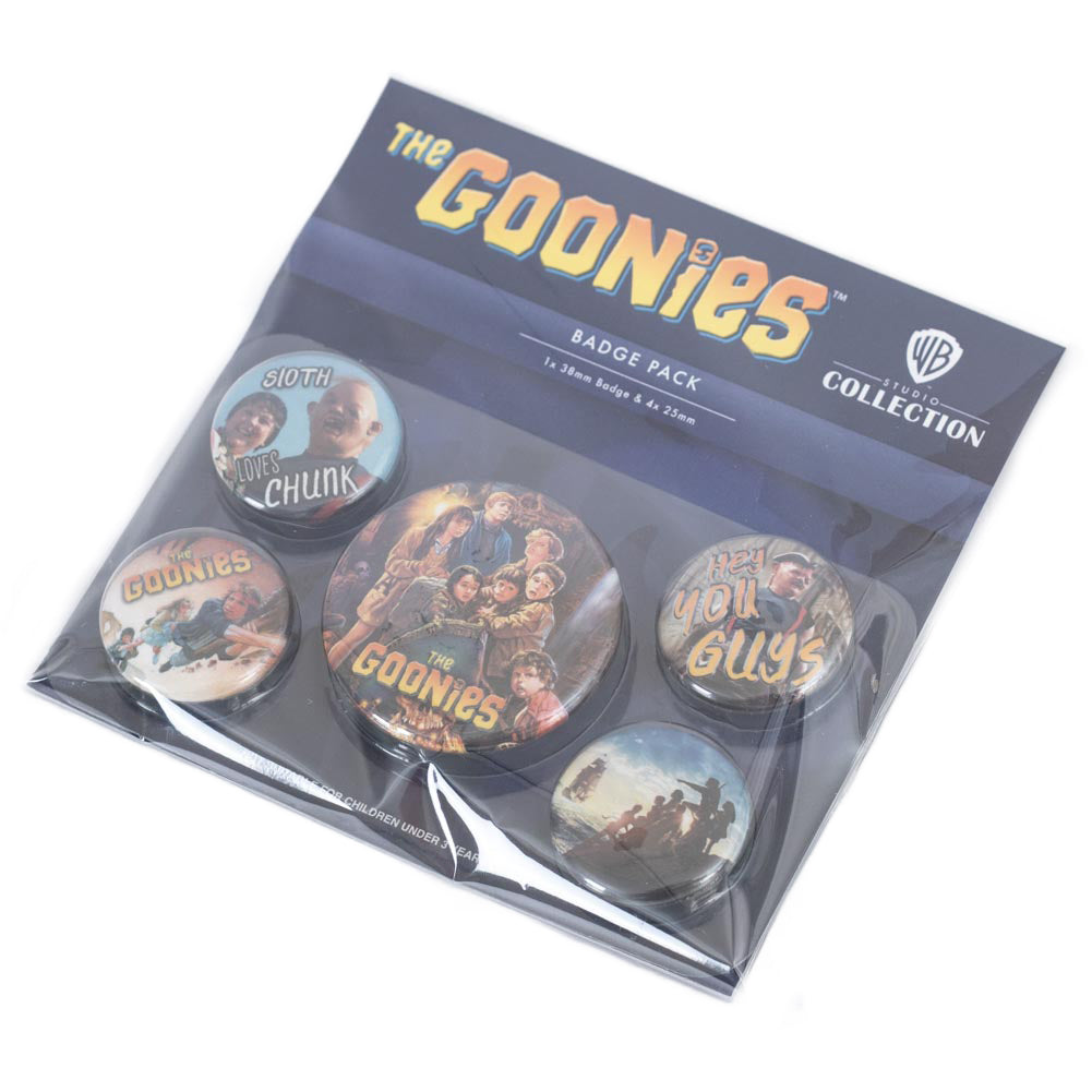 The Goonies Button Badge Set: 3 - Badges By The Goonies