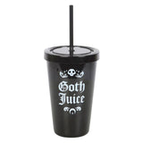Goth Juice Plastic Tumbler with Straw: 2 - By Gift Moments