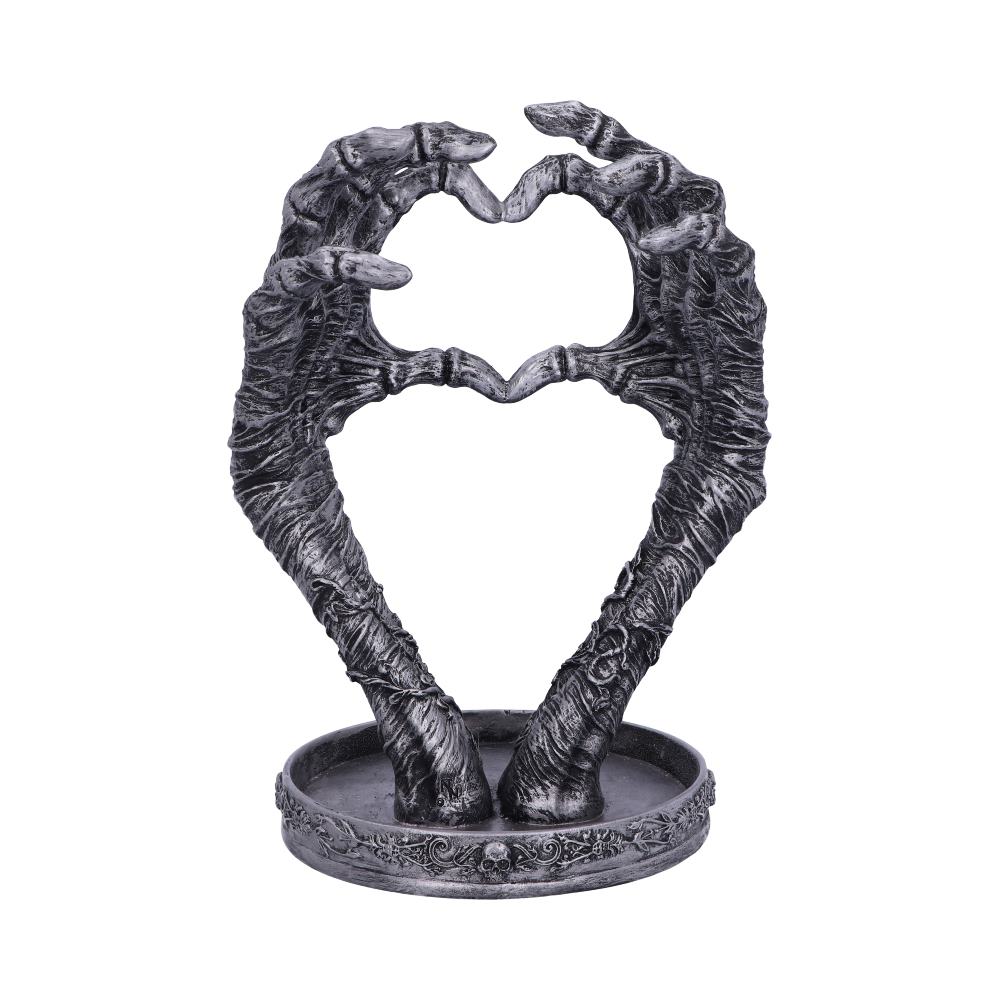 Gothic Mummified Love Heart Hands Jewellery Dish Holder: 4 - Figures & Collectables By NN Designs