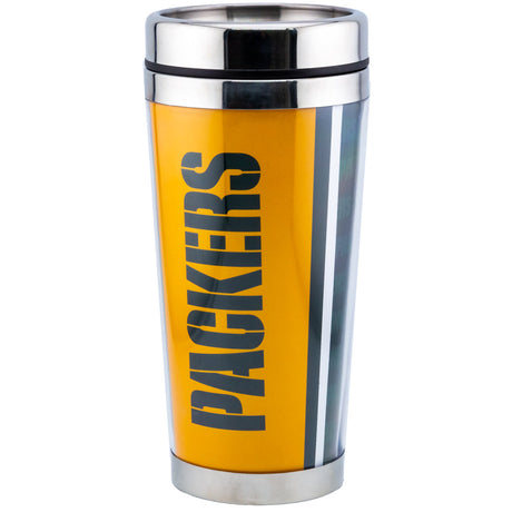 Green Bay Packers Travel Mug 16oz: 5 - Mugs By American Sports