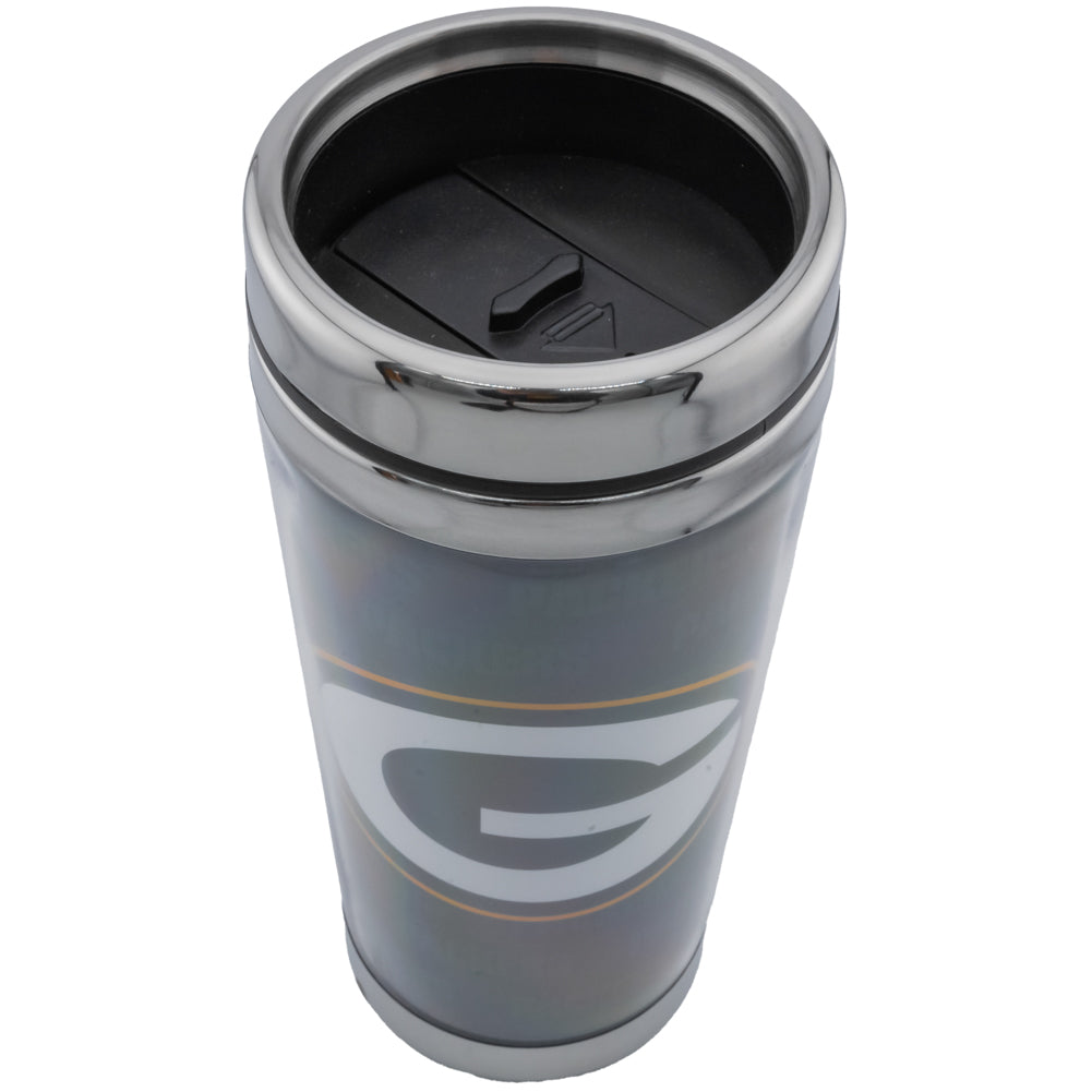 Green Bay Packers Travel Mug 16oz: 7 - Mugs By American Sports