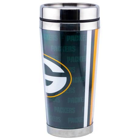 Green Bay Packers Travel Mug 16oz: 2 - Mugs By American Sports