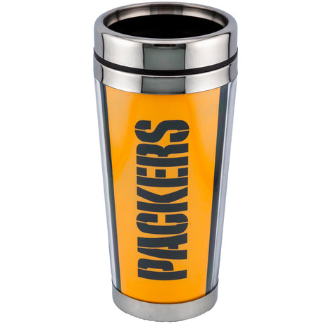 Green Bay Packers Travel Mug 16oz: 6 - Mugs By American Sports