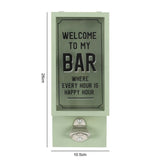 Green Garden Bar Bottle Opener Plaque: 5 - Barware By Gift Moments