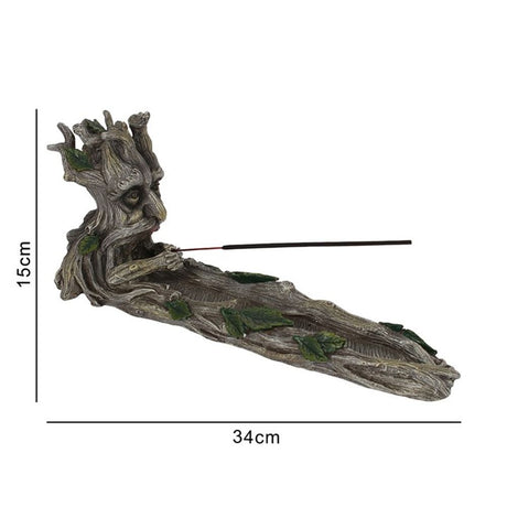 Green Man Incense Stick Holder: 4 - Incense Holders By Gift Moments