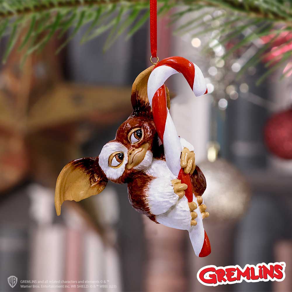 Gremlins Gizmo Candy Cane Hanging Ornament: 1 - Decorations By Gremlins
