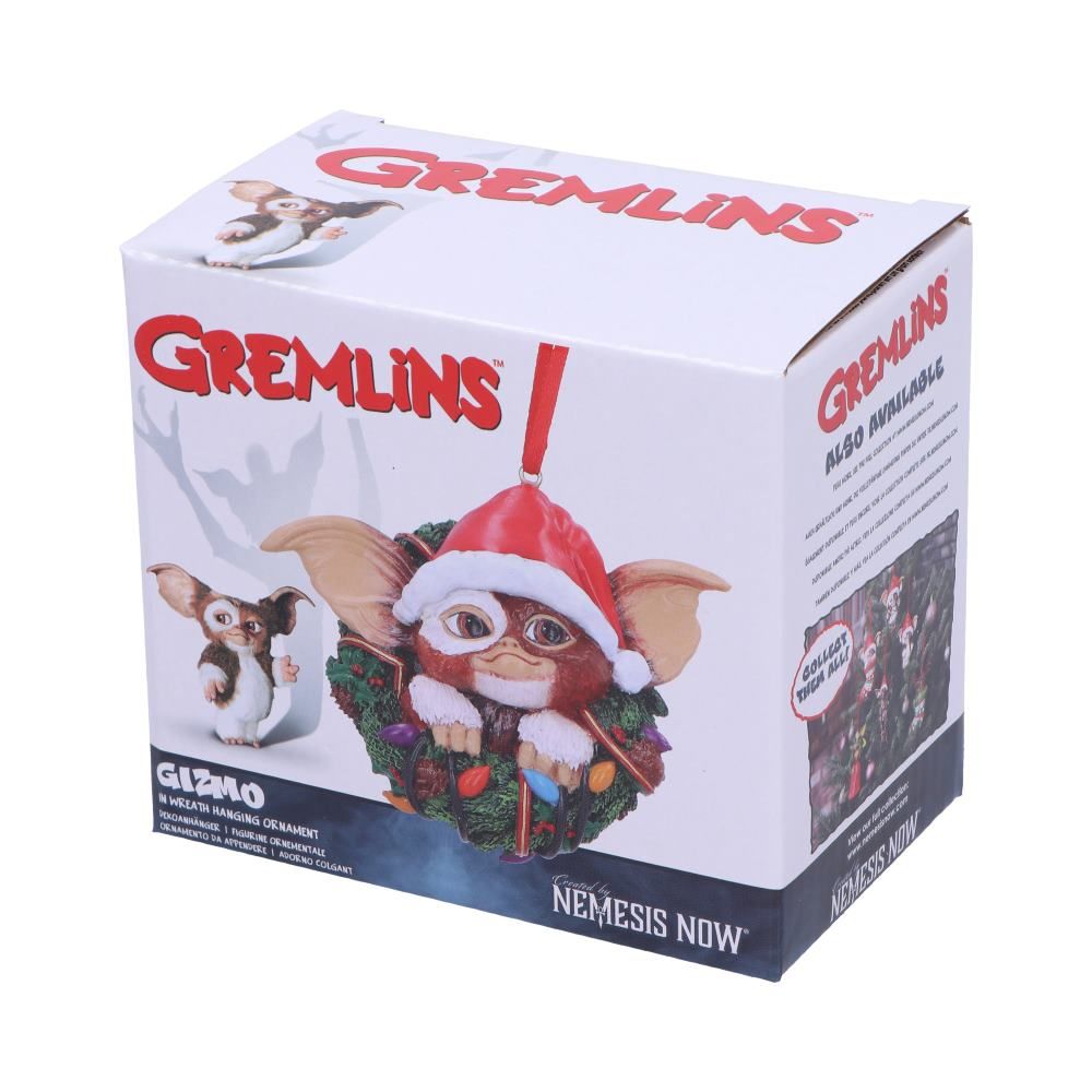 Gremlins Gizmo in Wreath Hanging Ornament: 8 - Decorations By Gremlins