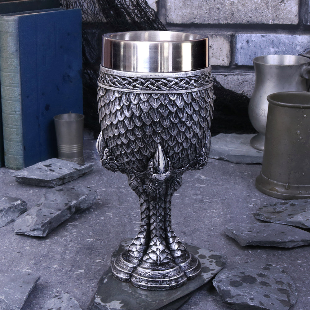Grey Scale Dragon Claw Goblet: 1 - Goblets & Chalices By Gift Moments