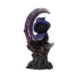 Grimalkin Witches Familiar Black Cat and Crescent Moon Figurine: 3 - Figures & Collectables By Gift Moments