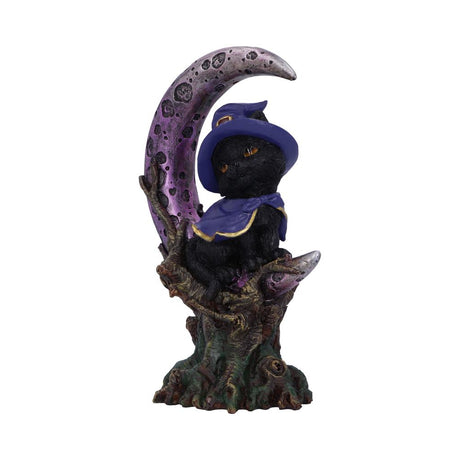 Grimalkin Witches Familiar Black Cat and Crescent Moon Figurine: 3 - Figures & Collectables By Gift Moments