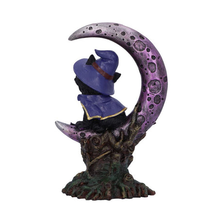 Grimalkin Witches Familiar Black Cat and Crescent Moon Figurine: 4 - Figures & Collectables By Gift Moments