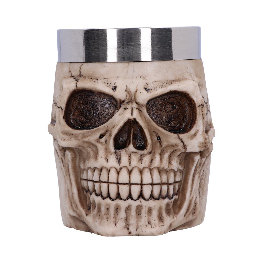 Grinning Skull Gothic Tankard 16cm: 2 - Tankards By Gift Moments